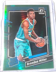 BRANDON MILLER 2023/24 OPTICRATED ROOKIE HYPER GREEN PRIZM - HORNETS!! - Bild 1 von 2
