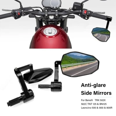 Espejo retrovisor para Benelli 502C TNT 125 TRK 502 X Leoncino 800R Leoncino 500 Foto 1 de 4
