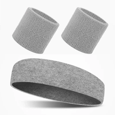 Спортивная повязка на голову повязка на запястье для взрослых впитывающая влагу спортивная ткань - Изображение 1 из 4
