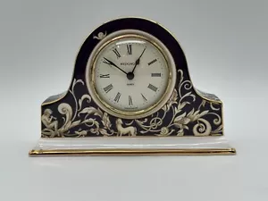 Wedgwood Cornucopia Mantle Desk Clock - Picture 1 of 6
