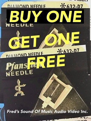 Buy One Get One Free Pfanstiehl 632-D7 Diamond Panasonic Sharp EPS N13D EPC13