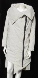MANJUL Insulated Duvet Funnel Coat Long Puffer Zip Women’s US S M Washable EUC - Picture 1 of 10
