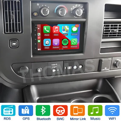 For 2008-2024 Chevrolet Express 10" Android 13 Carplay Car Stereo Radio GPS Navi - Image 1 of 4