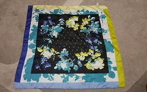Foulard vintage scarf square woman 50x50  Nara Camicie Flower blue  - Picture 1 of 1