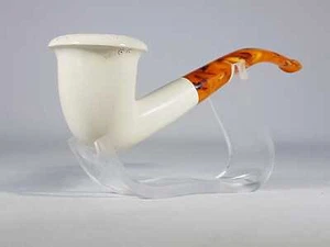 Calabash Meerschaum Pipe, Block Meerschaum, Unsmoked Pipe - Picture 1 of 12
