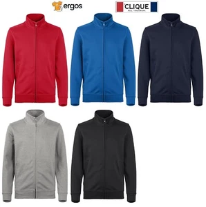 CLIQUE Felpa BASIC ACTIVE Tessuto Tecnico Zip Intera Collo Alto da Bambino - Picture 1 of 24