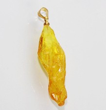 Great Sale ! Beautiful Crystal Quartz 24k Gold Plated Pendant Jewelry Dh-5592