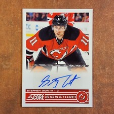 3-01-11 mx . 2013-14 score signature auto autograph #ss-sg stephen gionta