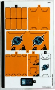 LEGO STICKER SHEET ONLY JUNGLE EXPLORER HELICOPTER 60437 from set New - Picture 1 of 1