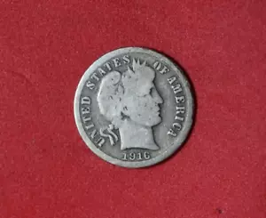 1916-S Barber Dime #P27751 - Picture 1 of 2