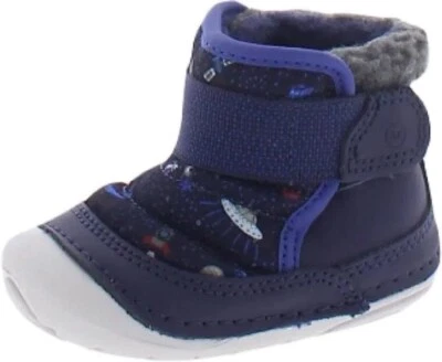 Stride Rite Soft Motion Channing First Walker Shoe - Grey/Navy, 3W - Image 1 of 3