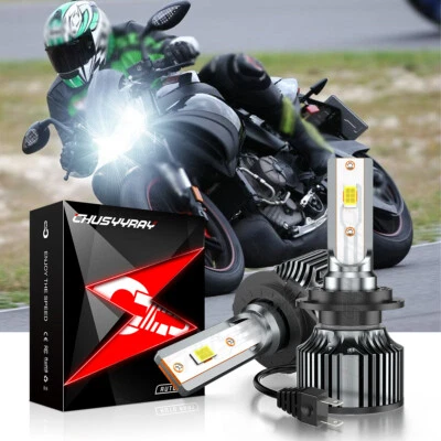 Kit Bombilla Faro LED 6000K Blanco Para Suzuki GSXR 1000 750 600 Moto H7 Foto 1 de 4