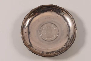 Schale Schälchen Münze One Hongkong Dollar ER II England 1970 925 Silber Jebsen - Bild 1 von 6