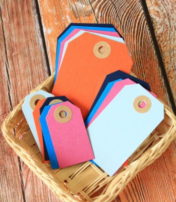 Summer Bloom Colors Luggage TAGS 20pc wishing tree wedding place cards Gift Tags