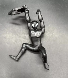 Marvel 2009 McDonalds Black White Spiderman With String Toy Kids Toddler - Picture 1 of 6