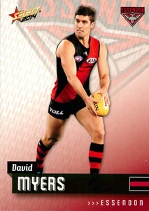2014 ESSENDON BOMBERS AFL Card DAVID MYERS - Bild 1 von 3