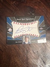 2006 Upper Deck Sweet Spot Signatures Ben Sheets Card #134 On Ball Auto Brewers