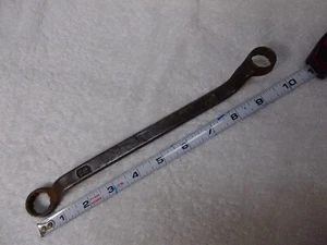 Vintage Wilde #134 5/8 11/16 Offset Box end Wrench Kansas City Mo USA - Bild 1 von 7