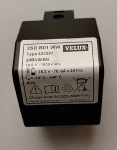 Batería Velux 833297 para Windows Solar 2001-2014 - 833297 3SD B01 WW - Imagen 1 de 7