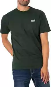 Vans Mens Mini Script Left Chest Logo Short Sleeve Cotton T-Shirt - Size S - Picture 1 of 1