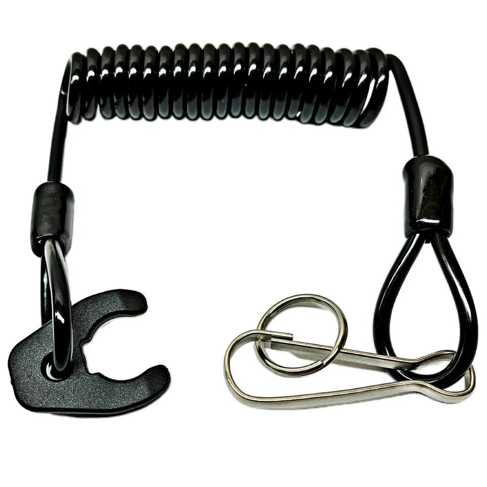 New Black Honda AquaTrax PWC Clip Claw Safety Key Lanyard F12 F12X F15 R12 - Image 1 of 1