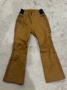 Holden Snowboard Snow Pants Brown Womens Size XS Skinny Fit - Picture 1 of 20