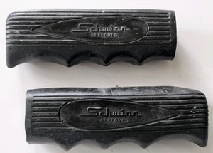 Vintage Black Schwinn "Approved" Slimline Handlebar Grips 4½" Long - Used - Picture 1 of 10