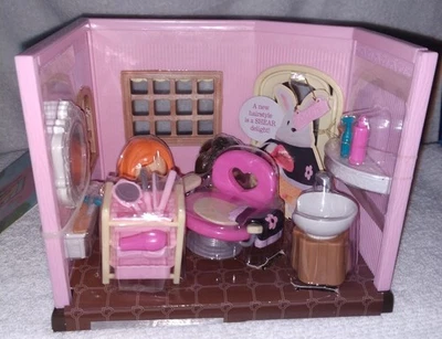Li'l Woodzeez Baabaa Spa & Hair Salon Mini Room Playset New - Image 1 of 2