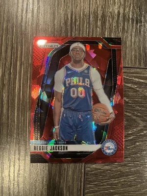 2024-25 Panini Prizm Reggie Jackson #162 refractor rojo Foto 1 de 2