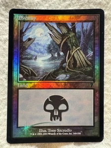 MTG - Swamp (349) - 7th Edition - Foil - NM - Free Shipping! - Picture 1 of 2