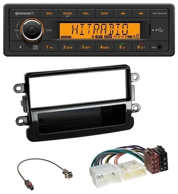 Continental MP3 Bluetooth AUX USB Autoradio für Dacia Lodgy Dokker Duster Sander - Bild 1 von 4