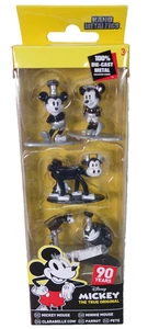 JADA TOYS NANO METALFIGS - DISNEY MICKEY TRUE ORIGINAL 90 YEARS 5 PACK - Picture 1 of 9