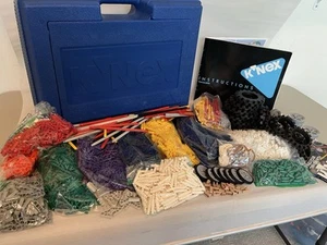 Complete 1800 piece K'NEX Giant Set 60020 (50) Instructions Plastic Blue Box - Picture 1 of 19