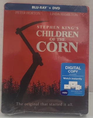 Stephen King's Children of the Corn (Steelbook Blu-ray + DVD, 1984) NEW, sealed Foto 1 de 2