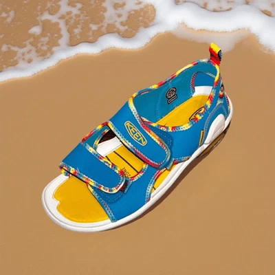 NWOB Big Kid's Keen Knotch Creek Open-Toe Sandals Size 4 NEW NO BOX - Image 1 of 4