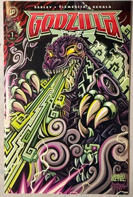GODZILLA #1 CAPA Y CAPUCHA CON VARIANTE AZTECA URBANA EXCLUSIVA * PUBLICACIÓN IDW Foto 1 de 2