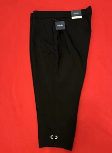 NWT Rafaella Curvy Plus Sz 22W Defined Waist Higher Back Rise Capri Pants Black - Picture 1 of 7
