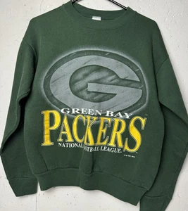 Vintage Green Bay Packers Sweatshirt Crewneck Medium NFL Football USA 90s - Picture 1 of 6