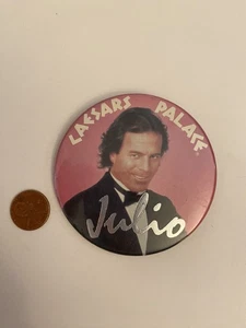 Caesars Palace Julio Pin Back Button P31 - Picture 1 of 3