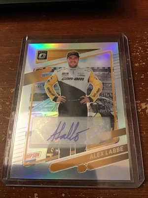 Alex Labbe 2022 Donruss #16 Optic Silver Prizm Auto 35/98 - Image 1 of 2