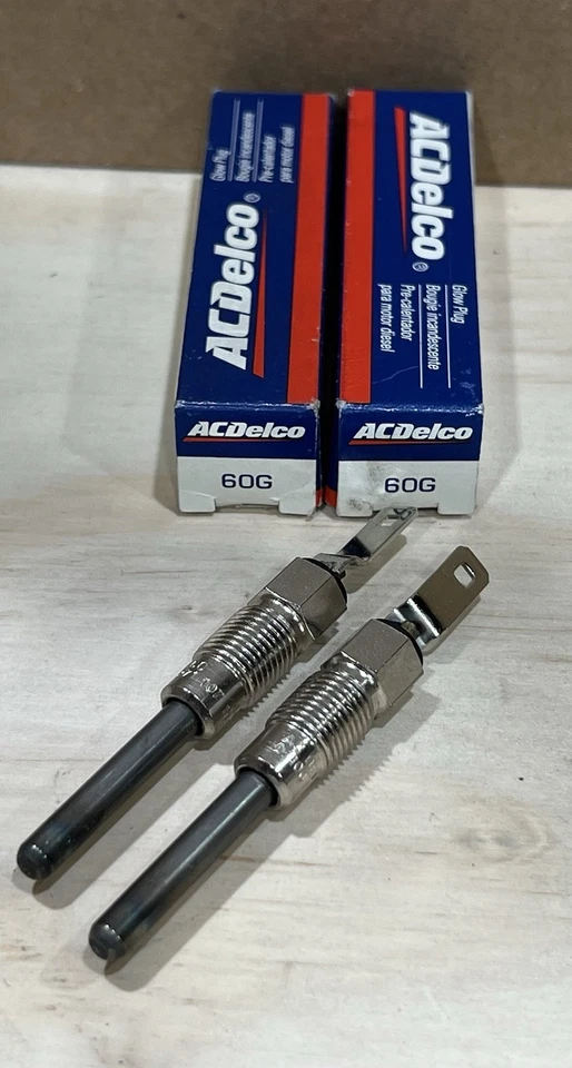 ACDelco 60G Diesel Glow Plug 6.2 & 6.5 GM / Detroit Diesel Engines NOS Pair (2) - Image 1 of 1