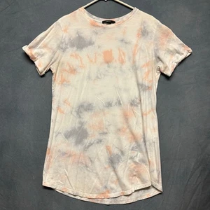 Forever 21 Shirt Tie Dye Curved Hem Mens Small Hippy Artsy Boho Street Skater - Picture 1 of 10