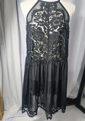 Torrid  Sheer Babydoll Women’s Size 4 Lace  Strappy  Cutout Sexy Pullover - Image 1 of 4