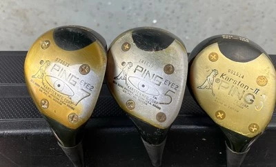 Juego de maderas de ping vintage 3, 5 y 7, ojo de ping 2 (5-7 W) y Karsten II (3 W) DIESTRO Foto 1 de 4