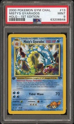 Pokemon Gym Challenge 1st Edition Misty's Gyarados 13/132 PSA 9 - Image 1 of 2