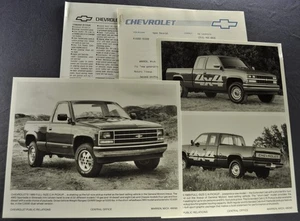 1989 Chevrolet C/K Pickup Truck Press Release Photos/Text Silverado 4x4 Original - Picture 1 of 4