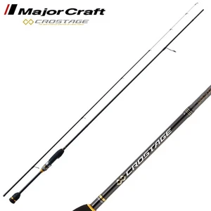 MAJOR CRAFT Ultra Light Fishing Spinning Solid Tip Rod CROSTAGE CRX-S694AJI - Picture 1 of 5