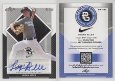 2016 Leaf Perfect Game National Showcase Black /50 Logan Allen #BA-042 Auto