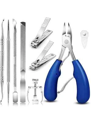Kit de Herramientas para Uñas Encarnadas y Duras Herramientas de Pedicura -9 PCS Foto 1 de 4
