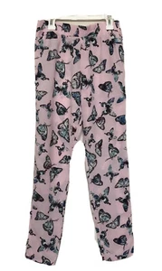 DeFacto Butterfly Pink Girls  Pajama Pants Sleepwear Size 14+ - Picture 1 of 6